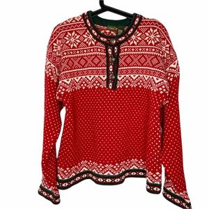 Vintage LL Bean End Fairisle Christmas Sweater